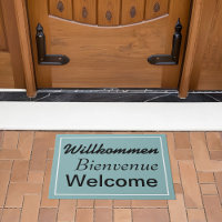 Blue Willkommen Bienvenue Bienvenue multilingue
