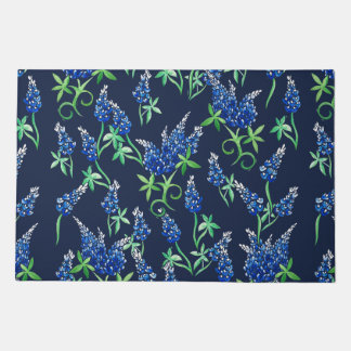 Paillasson Bluebonnets du Texas Floral Blues