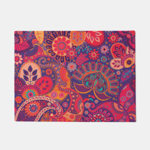 Paillasson Bohème de Bohème coloré MOD Hippy Chic Motif