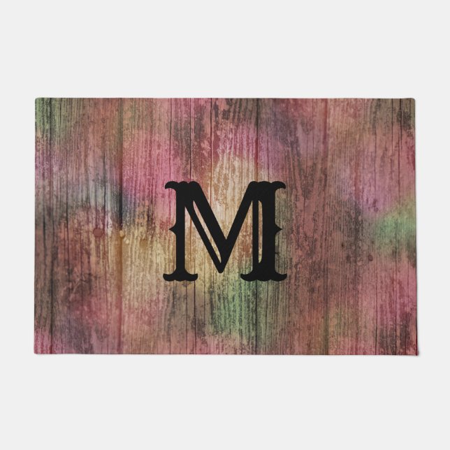 Paillasson Boho Rustique Joli automne Cranberry Sage Colories (Devant)