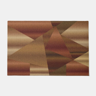 Paillasson Bois Abstrait Sandy Faux