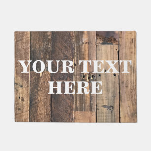 Paillasson Bois de bambou personnalisé