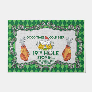 Paillasson Bon Temps Froid Bière Drôle Mat, Golf
