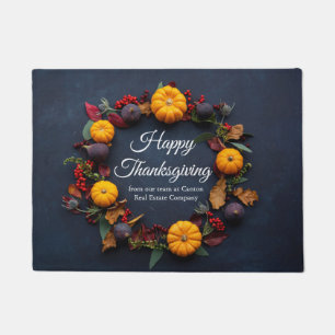 Paillasson Bon thanksgiving Business Citrouille Wreath Modern