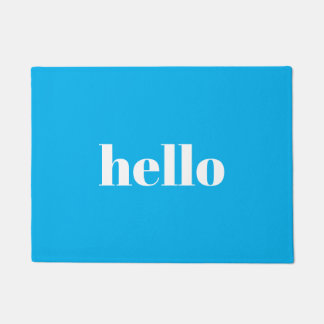 Paillasson Bonjour Blue Welcome Mat