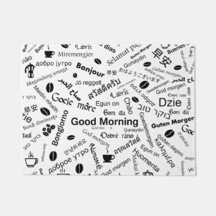 Paillasson Bonjour dans toutes les langues du monde