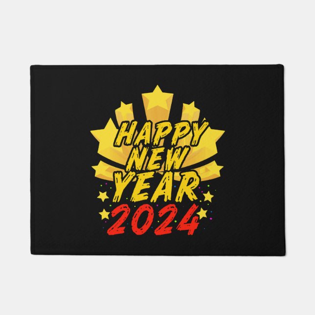 Paillasson Bonne année 2024  (Devant)