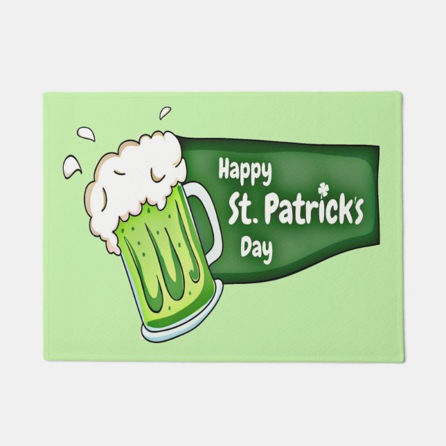 Paillasson Bonne bière St. Patricks Day (Devant)