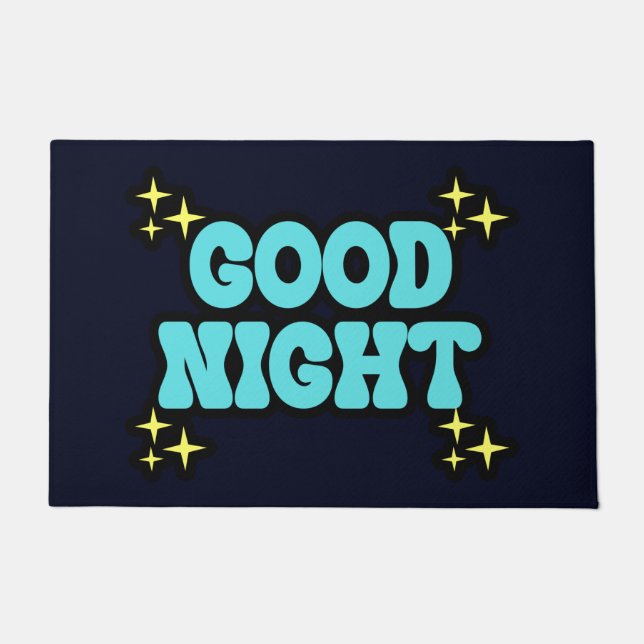 PAILLASSON BONNE NUIT BLEUE (Devant)