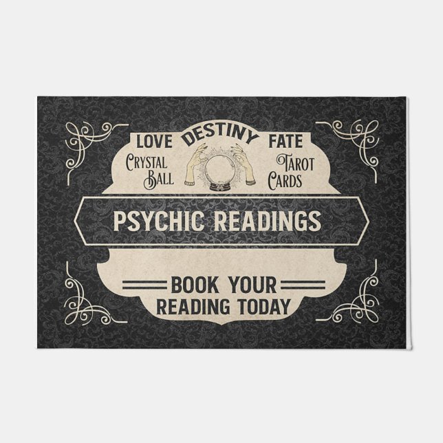 Paillasson Book Your Reading Today Mat, Psychic Reading (Devant)