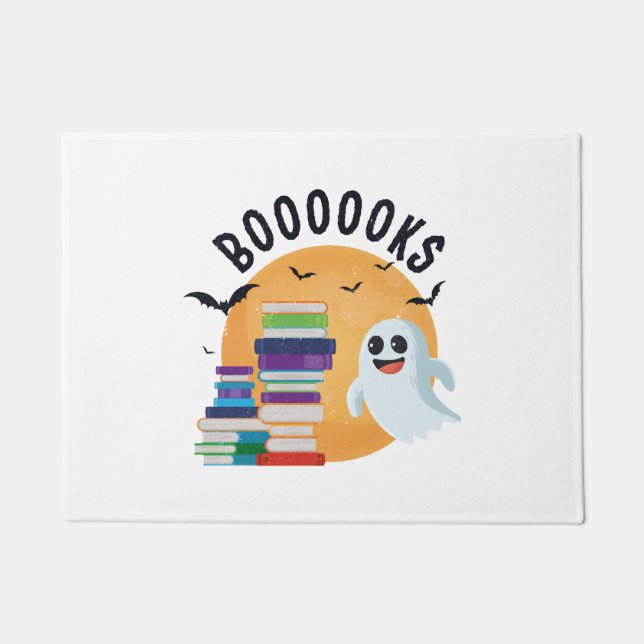 Paillasson Boooooks Halloween, Booooks Joyeux Halloween    (Devant)