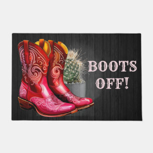 Paillasson Boot de cowboy occidental modifiable