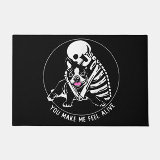 Paillasson Boston Terrier maman, Boston Terrier papa, amoureu