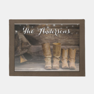 Paillasson Bottes de cowboy de l'Ouest Grotte rustique