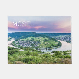 Paillasson Boucle Moselle Coucher de soleil Kroev Panorama Al