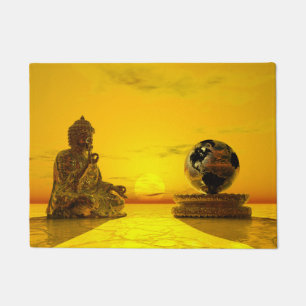 Paillasson Bouddha méditant pour la terre