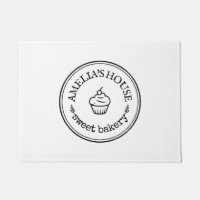 Boulangerie douce maison logo d'entreprise sur mes