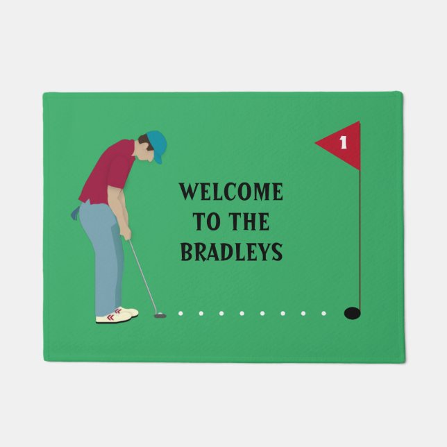 Paillasson Boule de rouille verte (Devant)