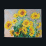 Paillasson Bouquet de tournesols Claude Monet<br><div class="desc">Bouquet de tournesols. Claude Monet. 1881. Reproduction d'oeuvres d'art célèbres dans le domaine public.</div>