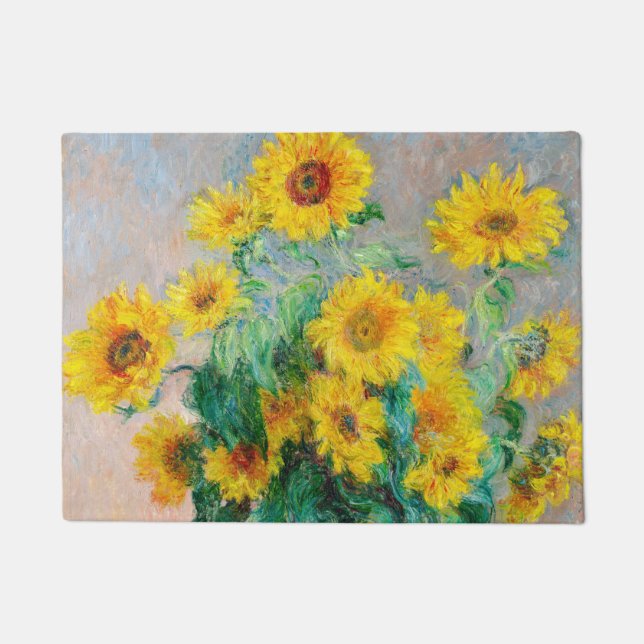 Paillasson Bouquet de tournesols Claude Monet (Devant)