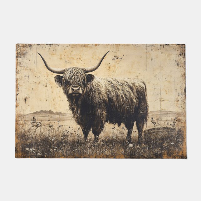Paillasson Bovins rustiques des Highlands (Devant)