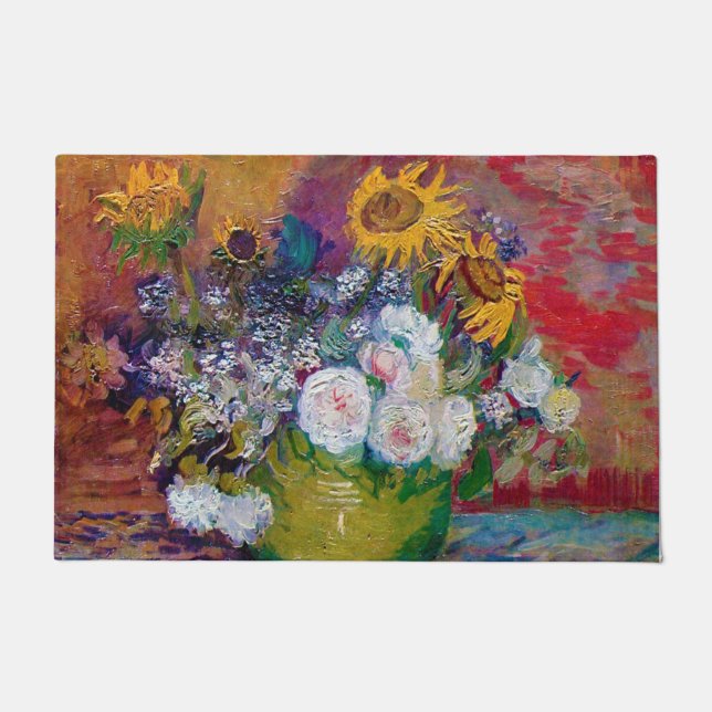 Paillasson Bowl with Flowers, Van Gogh (Devant)