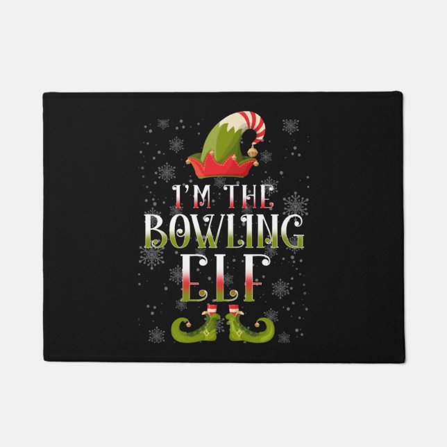 Paillasson Bowling Elf Christmas (Devant)