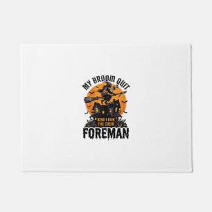 Paillasson Broom Broke Foreman Witch Crew Halloween Design_1