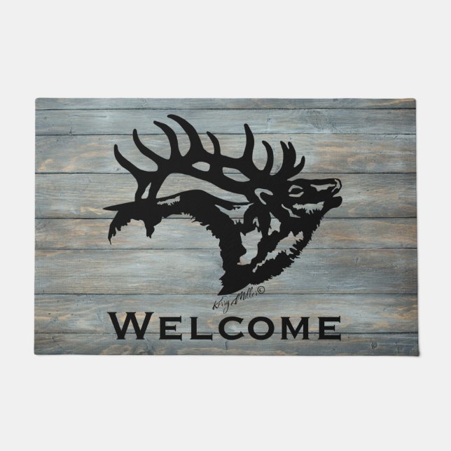 Paillasson Brouillonnement Bull Elk (Devant)