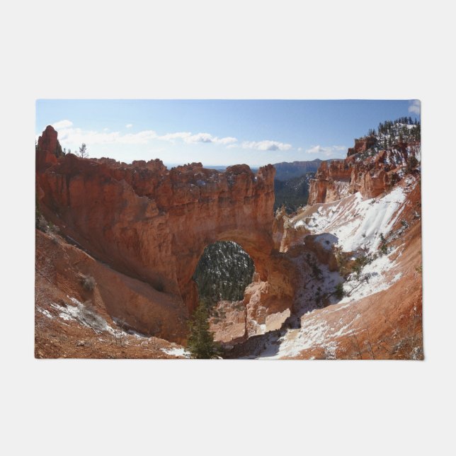 Paillasson Bryce Canyon Pont naturel Paysage neigeux Photo (Devant)