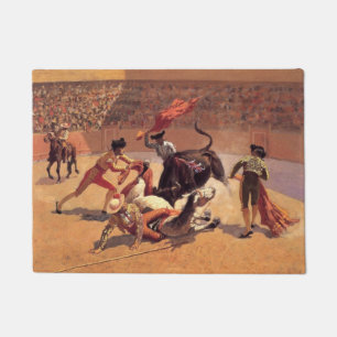 Paillasson Bull Fight in Mexico (par Frederic Remington)