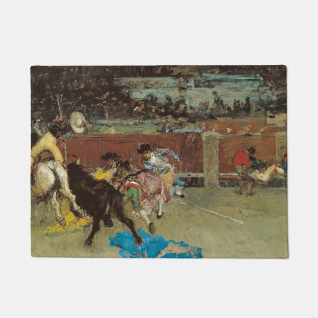 Paillasson Bullfight espagnol (par Marià Fortuny) (Devant)