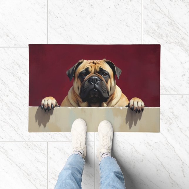 Paillasson Bullmastiff Dog Doormat Art (Intérieur)