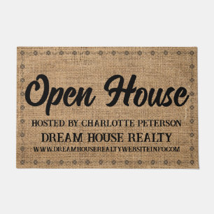 Paillasson Burlap Agent immobilier Realer Open House