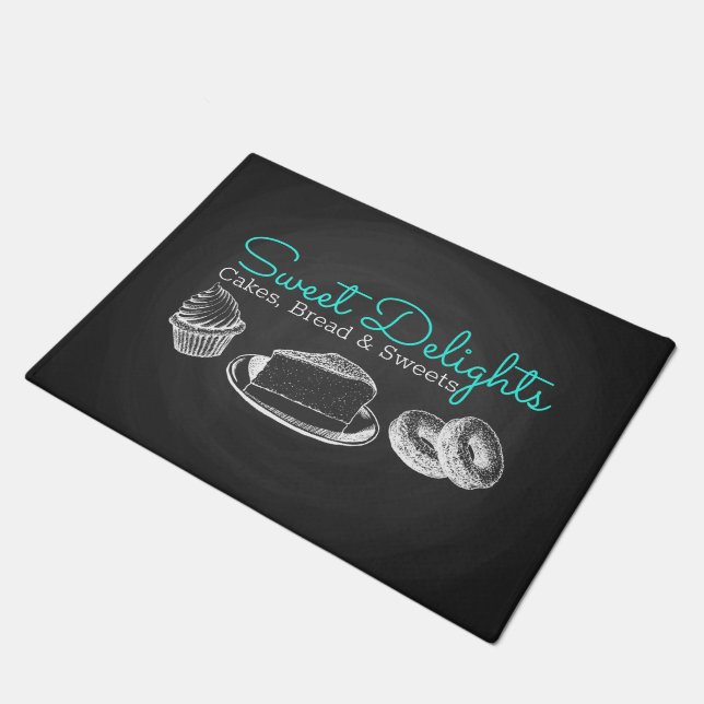 Paillasson Business Sweet Bakery Chalkboard (Incliné)