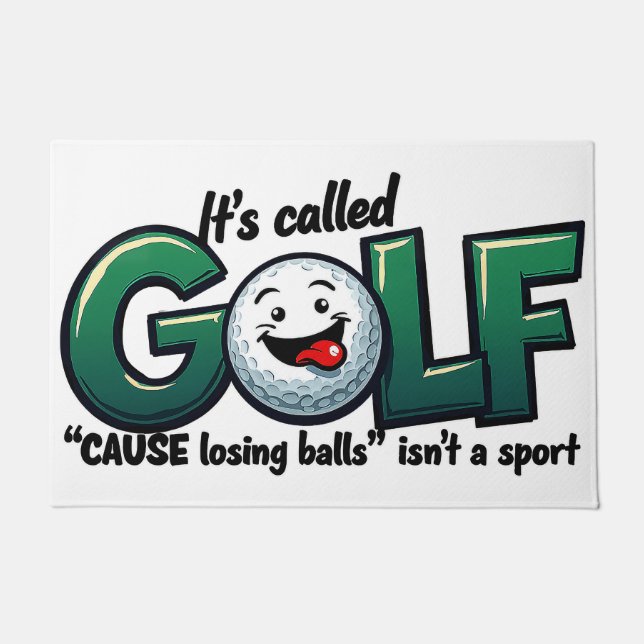 Paillasson Ça s'appelle Golf Funny Outdoor (Devant)