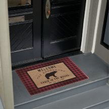 Cabane de bienvenue Rustic Bear dans les bois Nom 