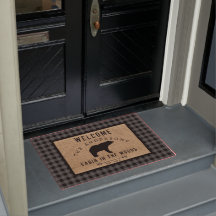 Cabane de bienvenue Rustic Bear dans les bois Nom 