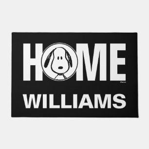 Paillasson cacahuètes Cercle de snoopy Personnalisé