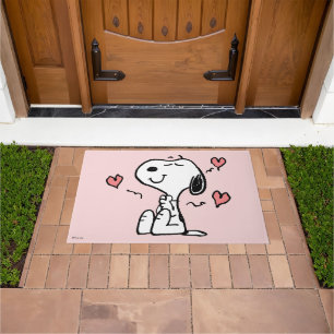 Paillasson cacahuètes Coeurs de snoopy