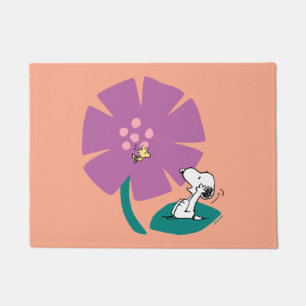 Paillasson cacahuètes   Illustration de la nature Fleur pourp