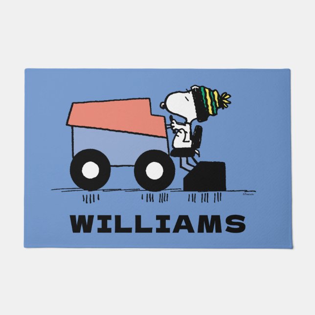 Paillasson cacahuètes | Machine à refaire la glace Snoopy (Devant)