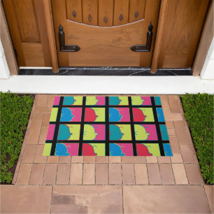 Paillasson cacahuètes Pop Art Charlie Brown