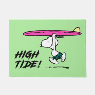 Paillasson cacahuètes   Snoopy Courir sur le Surf