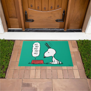 Paillasson cacahuètes   Snoopy Ho Ho Ho Plat alimentaire