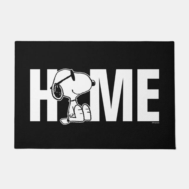 Paillasson cacahuètes | Snoopy Lunettes de soleil Smile (Devant)