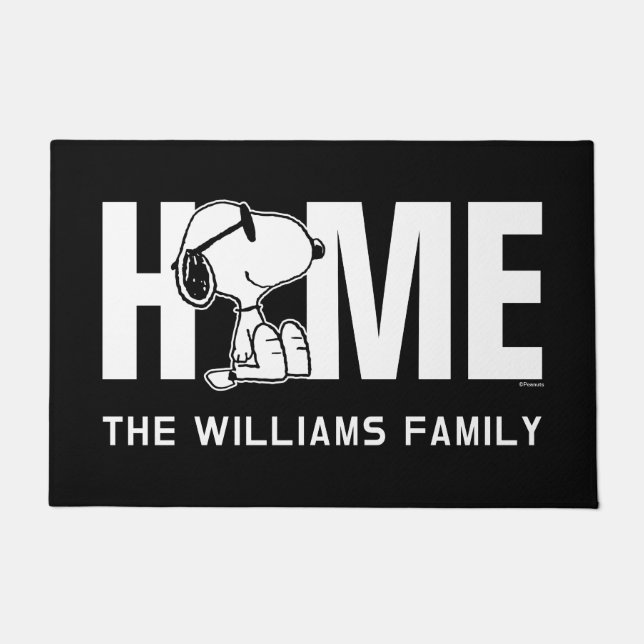 Paillasson cacahuètes | Snoopy Lunettes de soleil Smile | Per (Devant)