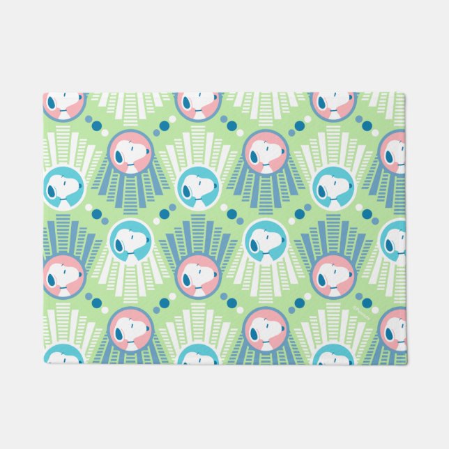 Paillasson cacahuètes | Snoopy Mint Green Deco Dreams Motif (Devant)