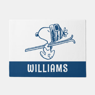 Paillasson cacahuètes   Snoopy Ski Trip