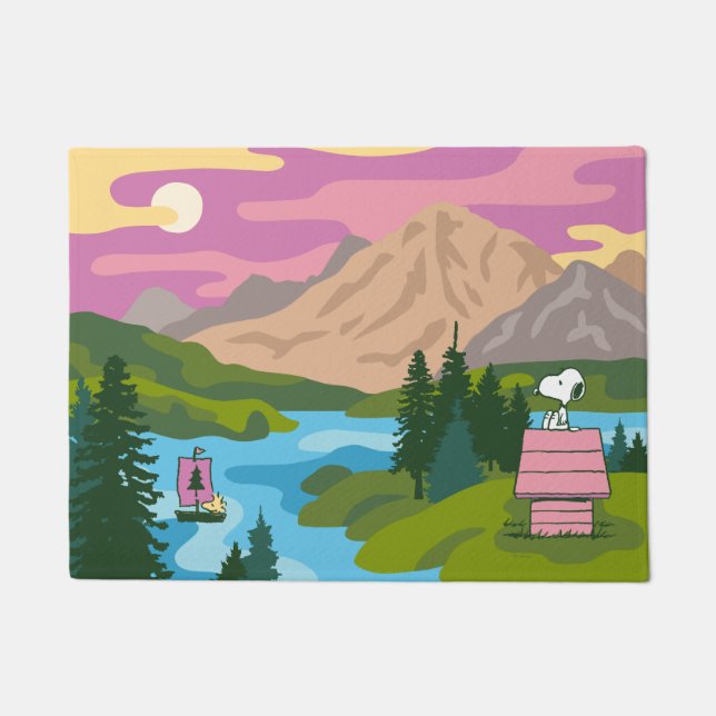 Paillasson cacahuètes | Snoopy & Woodstock Le grand extérieur (Devant)